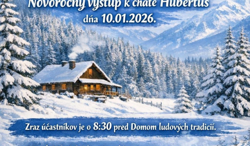 Novoročný výstup k chate Hubertus 2026 