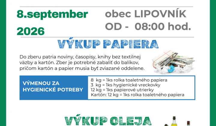 Výkup papiera a olejov