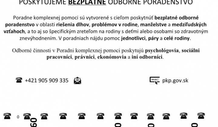 PORADŇA KOMPLEXNEJ POMOCI  Rožňava