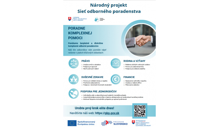 Fotka pre článok PORADNE KOMPLEXNEJ POMOCI