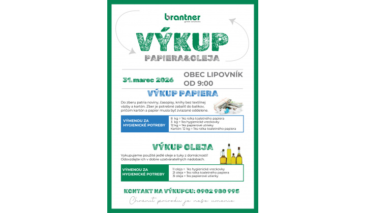 Fotka pre článok Výkup papiera a olejov